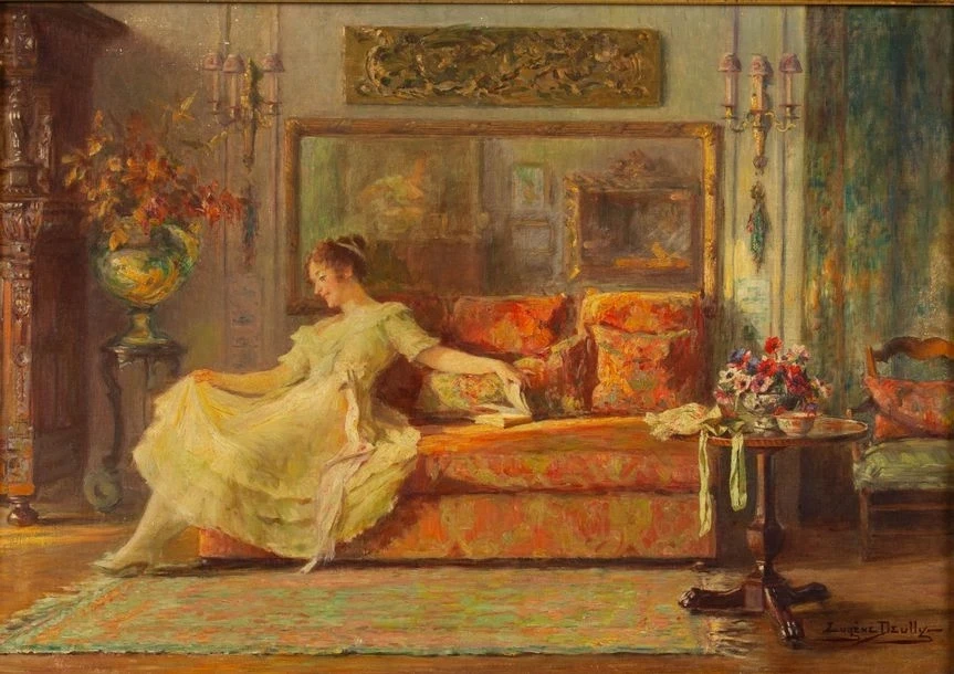 Eugène Auguste François Deully - La pausa nella lezione